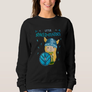 Sweatshirt Little Shield-Maiden Lagertha's Shield Girl Norse