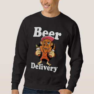 Sweatshirt Livraison de bière Festival Drinking Ape