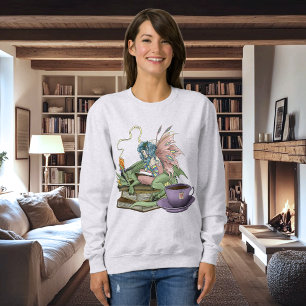 Sweatshirt Livres de thé de l'amitié de la fée dragon