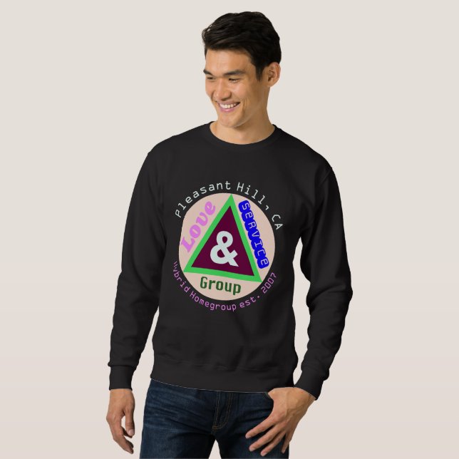 Sweatshirt LNS est 2007 Vancouver 2025 sombre (Devant entier)