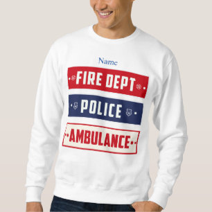 Sweatshirt Logo de l'ambulance de police des incendies Thunde