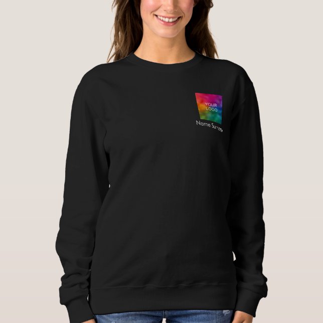 Sweatshirt Logo de l'entreprise Modèle en bloc Employé femmes (Devant)