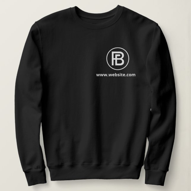 Sweatshirt Logo de vente aux petites entreprises (Design devant)