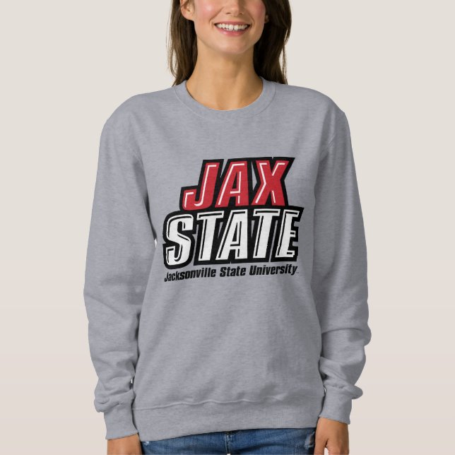 Sweatshirt Logo d'état de Jacksonville State University JAX S (Devant)