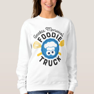 Sweatshirt Logo du camion fourré de Cookie Monster