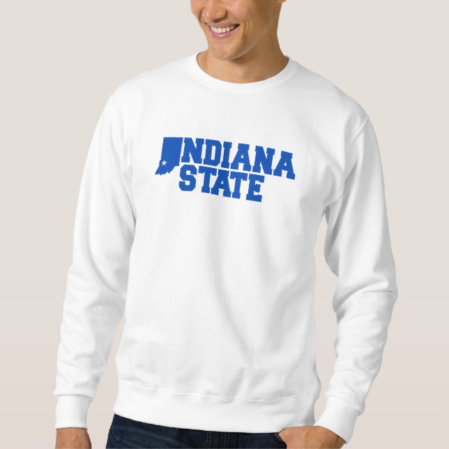 Sweatshirt Logo Indiana State (Devant)