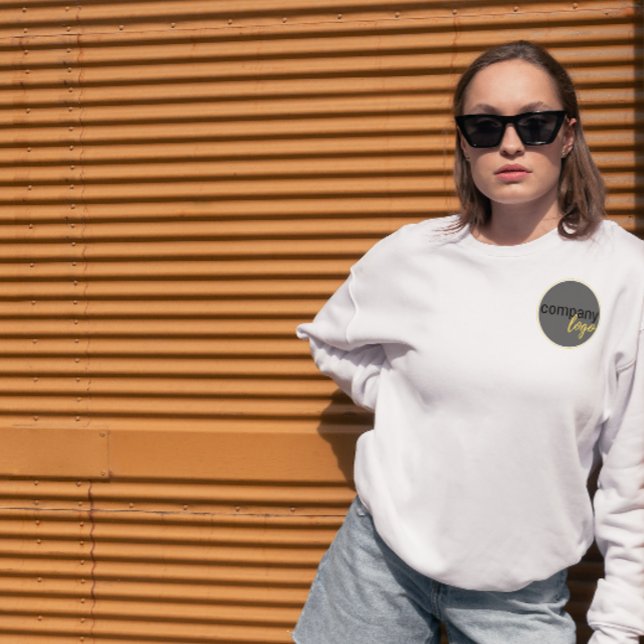 SWEATSHIRT LOGO PERSONNALISÉ UNIFORME MARQUÉ PAR LA SOCIÉTÉ P (Créateur téléchargé)