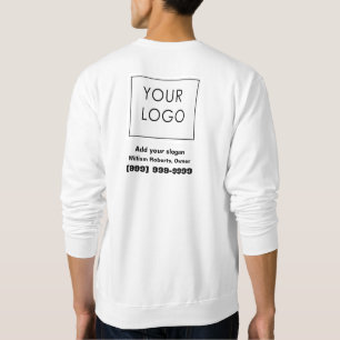 Sweatshirt Logo Professionnel Personnalisé Petite Entreprise 