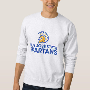 Sweatshirt Logo Wordmark en détresse des Spartans de San Jose