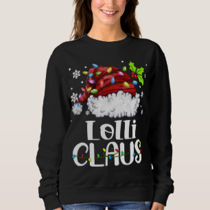 Sweatshirt Lolli Claus Santa Chaps Noël Lumière Noël