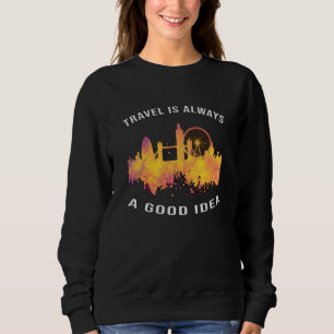Sweatshirt London England City Skyline Cityscape Funny Cadeau
