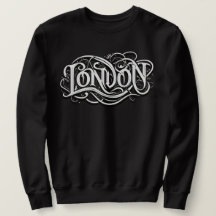 Londres Calligraphie métallique lourde - Londres M