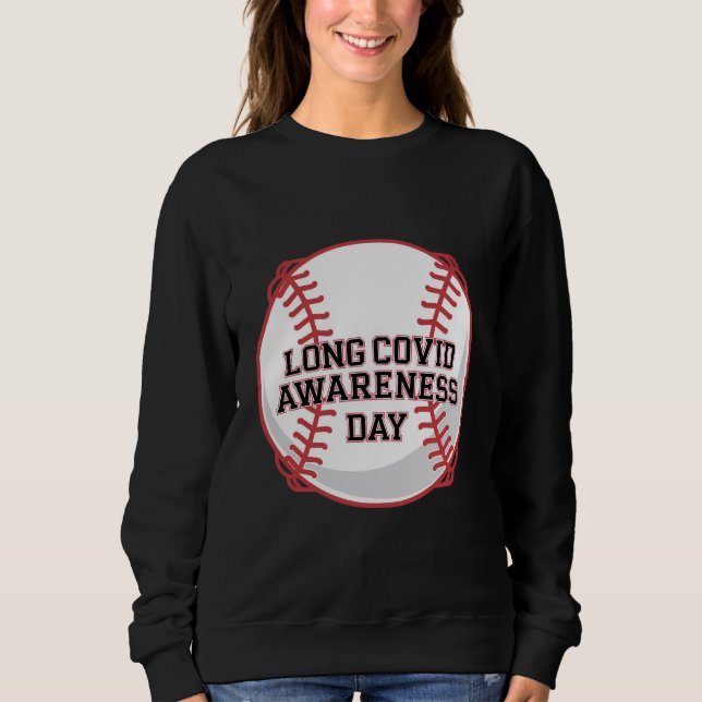 Sweatshirt Longue journée de sensibilisation COVID Conception (Devant)