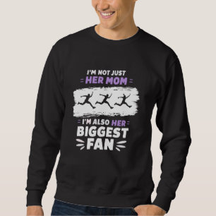 Sweatshirt Longue Saute Athlète Coureur Longue Piste De Saut