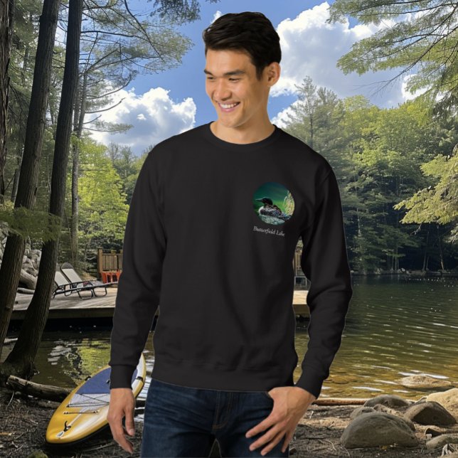 Sweatshirt Loon Family Butterfield Lake (Créateur téléchargé)