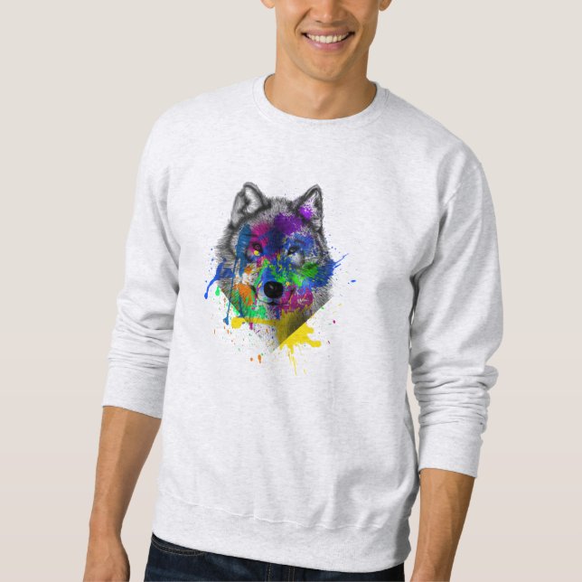 Sweatshirt Loup (Devant)