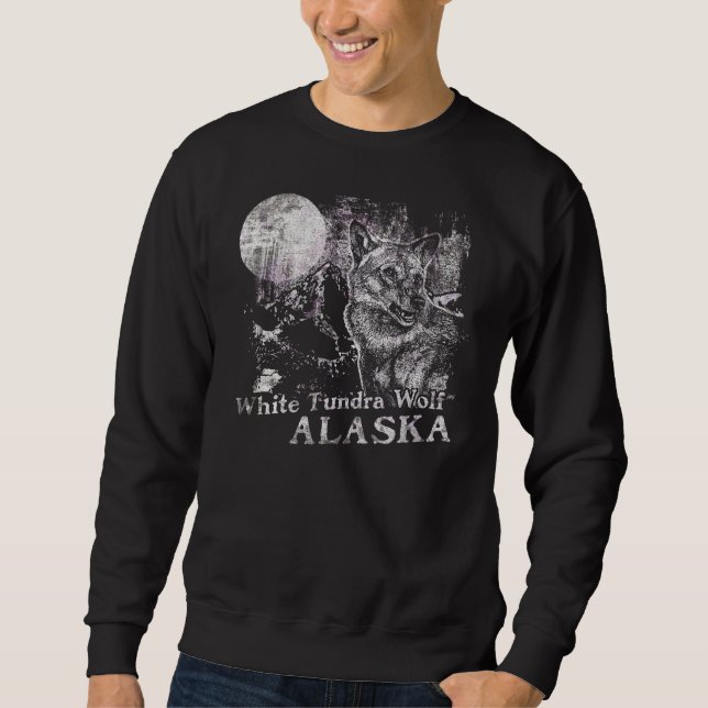 Sweatshirt Loup de l'Alaska (Devant)