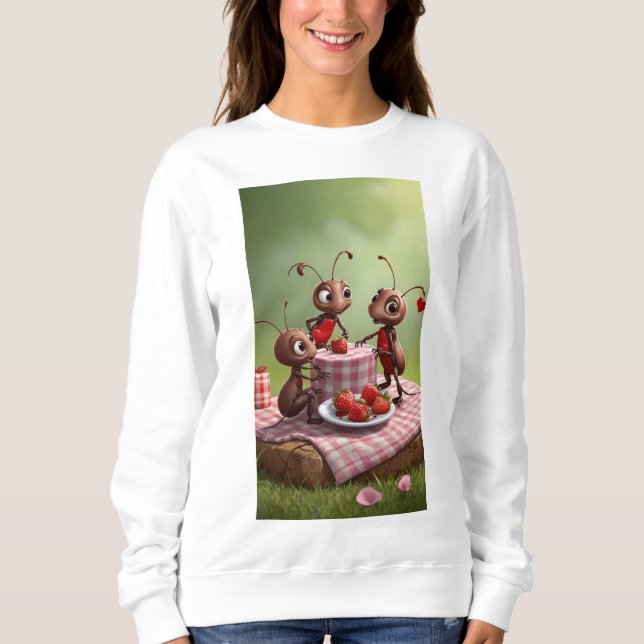 Sweatshirt Love Bug Pique-nique : T-shirt spécial de la Saint (Devant)
