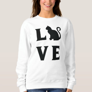 Sweatshirt Love Cat