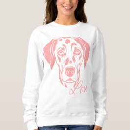 Sweatshirt Love Dalmata