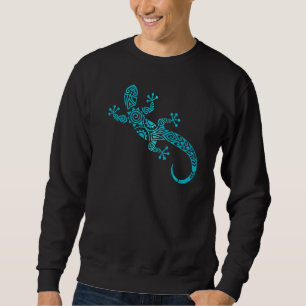Sweatshirt Love Geckos Tribal Lizard Chameleon Gecko Tattoo