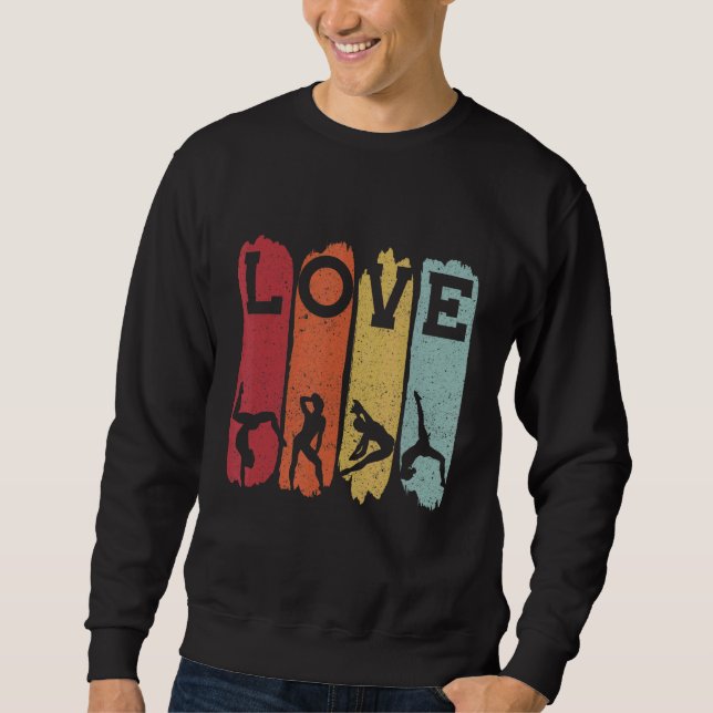 Sweatshirt Love Gymnastique gymnastique Poignée (Devant)