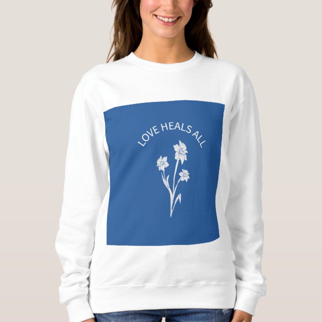 sweatshirt "Love Heals All" (Devant)