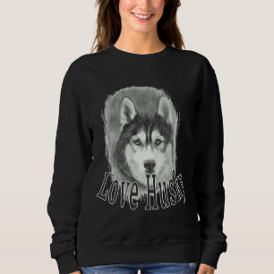 Sweatshirt Love Husky