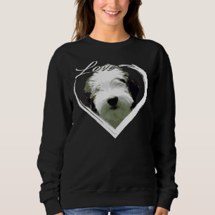 Sweatshirt Love Sheepadoodle Old English Sheepdog