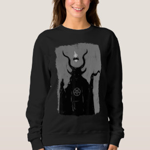 Sweatshirt Lucifer Porteur de Lumière Satanique Occulte Bouc 