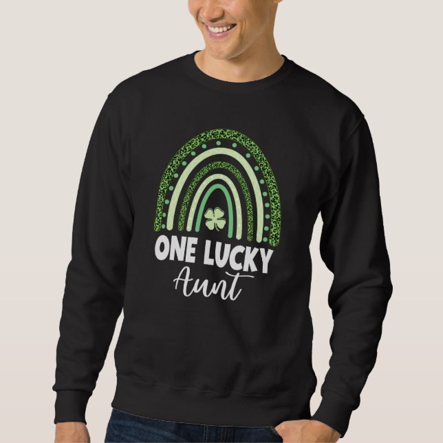 Sweatshirt Lucky Aunt St Patrick's Day (Devant)
