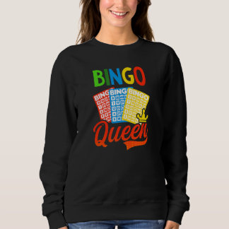 Sweatshirt Lucky Crown Queen Bingo Queen