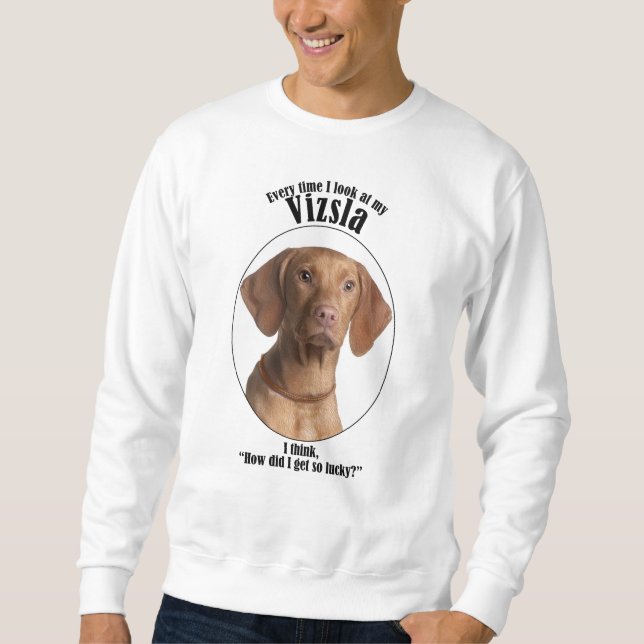 Sweatshirt Lucky Vizsla (Devant)