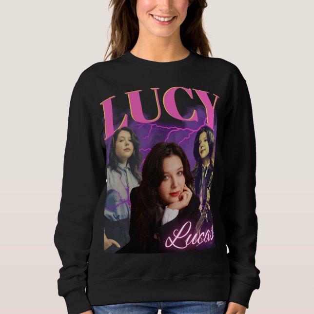 Sweatshirt Lucy Lucas Boy Genius Vintage Shirt | Bootleg Fans (Devant)
