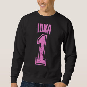 Sweatshirt Luna Supporter Numéro 1 Plus Grand Ventilateur