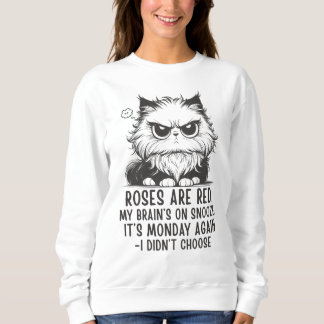 Sweatshirt Lundi de Grumpy Cat Dodo Drôle de Travail