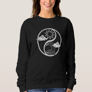 Sweatshirt Lune Et Soleil Om Arbre De Vie Bouddhiste Mandala