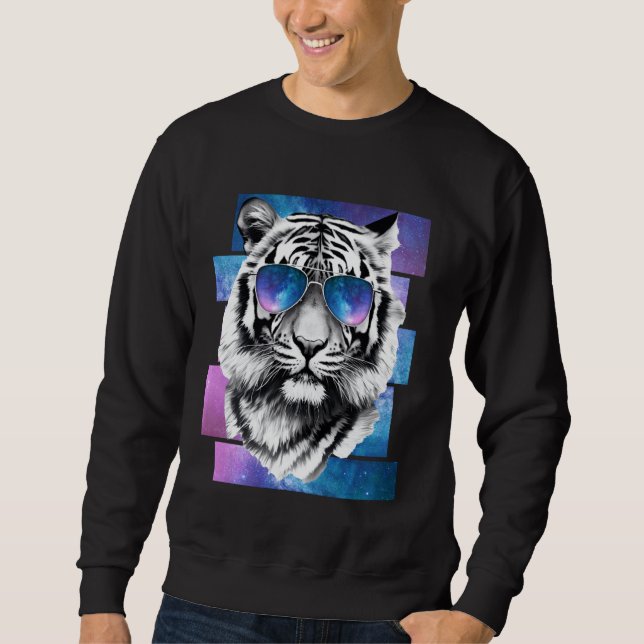 Sweatshirt Lunettes de soleil de Galaxie Vaporwave Ae (Devant)
