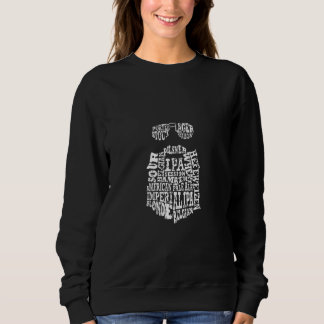 Sweatshirt Lunettes de soleil et bière à la barbe