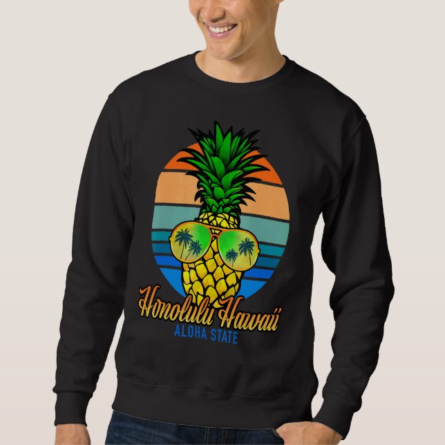 Sweatshirt Lunettes de soleil Honolulu Hawaii Aloh (Devant)
