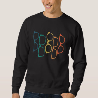 Sweatshirt Lunettes d'oeil rétroviseur Docteur lunettes Porte