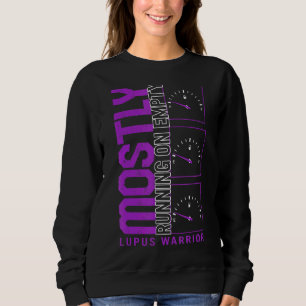 Sweatshirt Lupus Sensibilisation Courir Empty Purple Ribbon W
