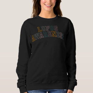 Sweatshirt Lupus Sensibilisation Lupus Guerrier Violet Ruban