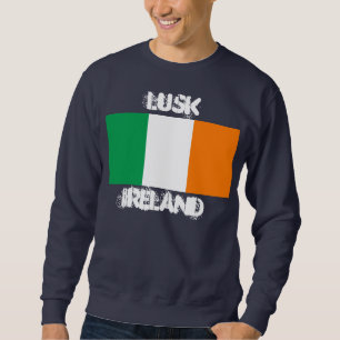 Sweatshirt Lusk, Irlande, drapeau irlandais