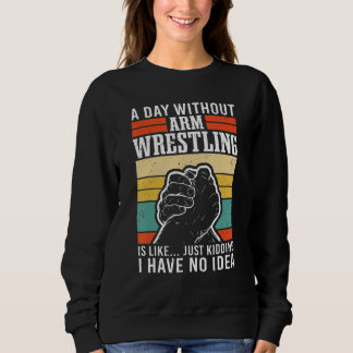 Sweatshirt Lutte à la main et lutte au bras