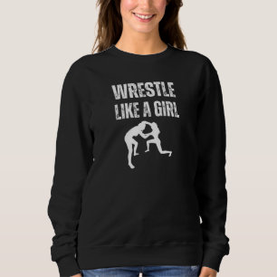 Sweatshirt Lutter Comme Une Fille, Combattre Comme Une Fille