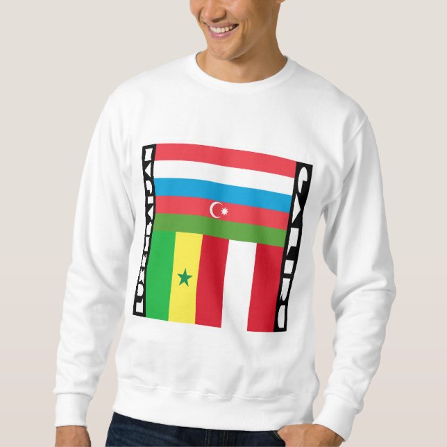 Sweatshirt Luxembourg et Galiru (Devant)
