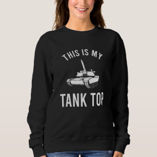 Sweatshirt M1 Abrams C'Est Mon Char Sarcastique