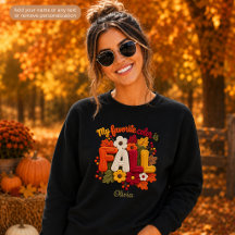 Ma couleur préférée est automne personnalisé femme