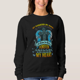 Sweatshirt Ma Fille Mon Ange Gardien Elle Surveille Mon